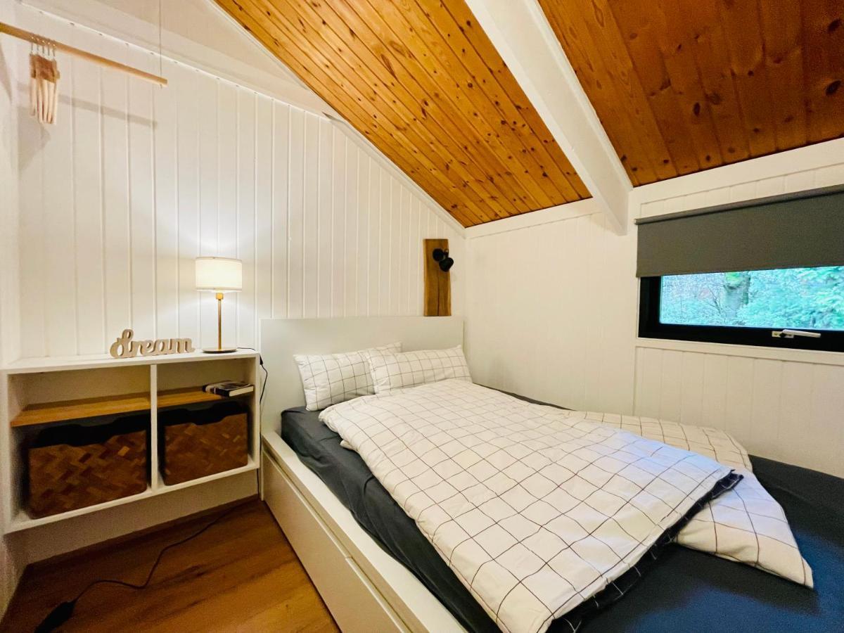 Ferienhaus Kleine Auszeit In Der Natur Mit Kamin, Yogamatten, Schoene Kueche Extertal Bagian luar foto