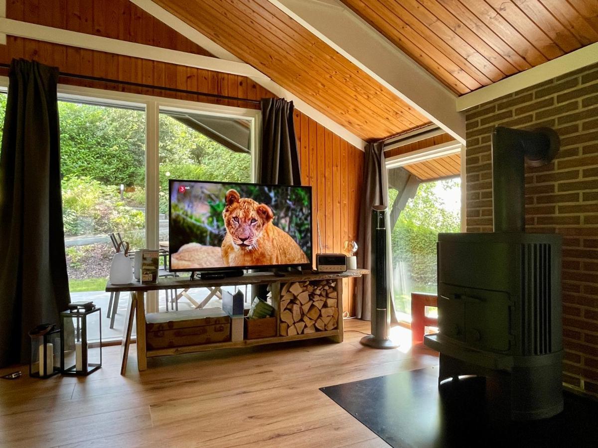 Ferienhaus Kleine Auszeit In Der Natur Mit Kamin, Yogamatten, Schoene Kueche Extertal Bagian luar foto